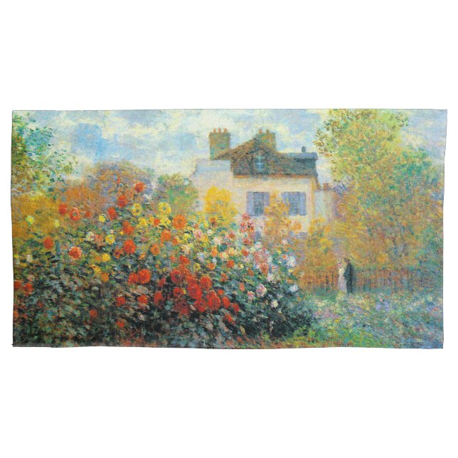 Housse D'oreillers Le Jardin de Monet à Argenteuil (devant)