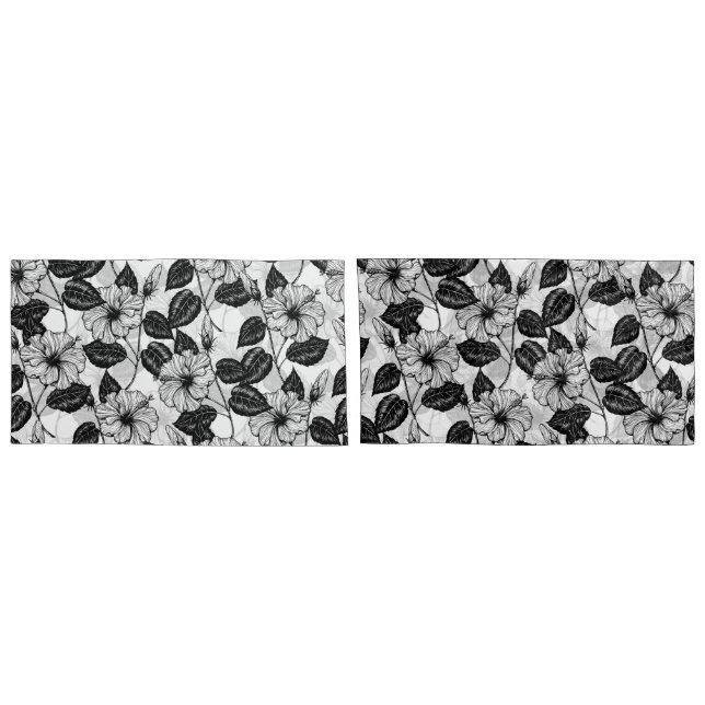 Housse D'oreillers Le jardin d'Hibiscus (Dos-Set)