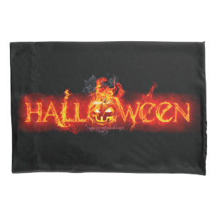 Housse D'oreillers Le lettrage de SlipperyJoe's Halloween massivement