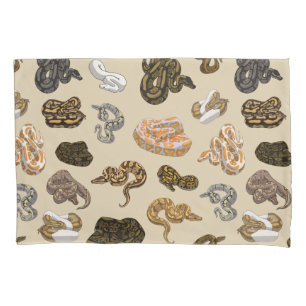 Housse D'oreillers Le serpent de python de boule Morph le motif