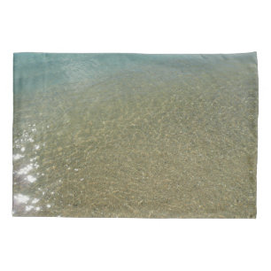 Housse D'oreillers L'eau sur la plage I Photographie Abstraite de la