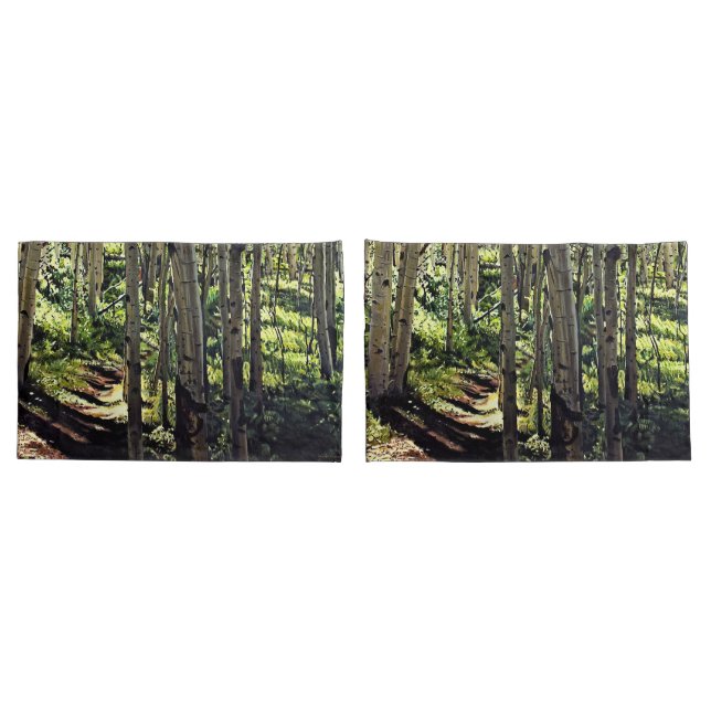 Housse D'oreillers Les arbres de la forêt (Dos-Set)