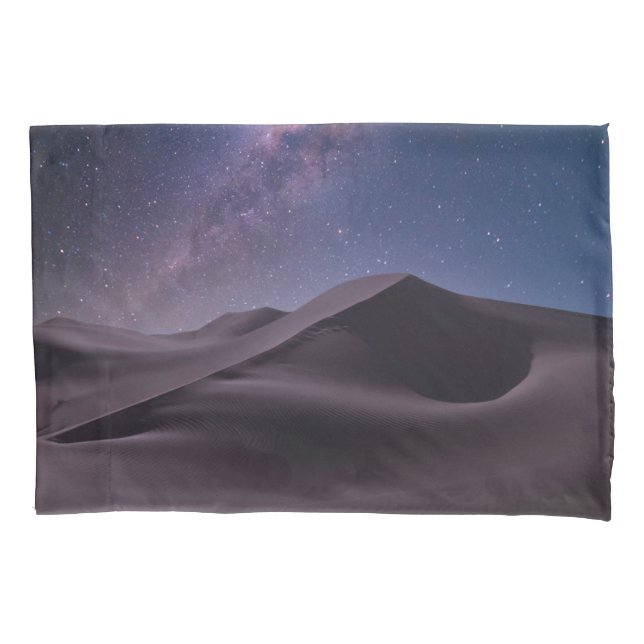 Housse D'oreillers Les déserts | Lait Way Starry Sky Sand Dune Dubai (devant)