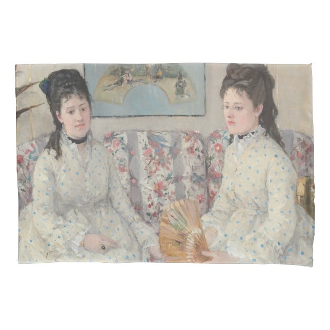 Housse D'oreillers Les Soeurs (par Berthe Morisot) (devant-gauche)