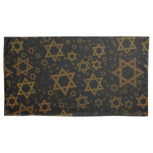 Housse D'oreillers L'étoile artistique de David thème Hanukkah de Sli
