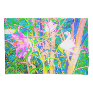 Housse D'oreillers Lis abstraits orientaux dans mon jardin Rubio