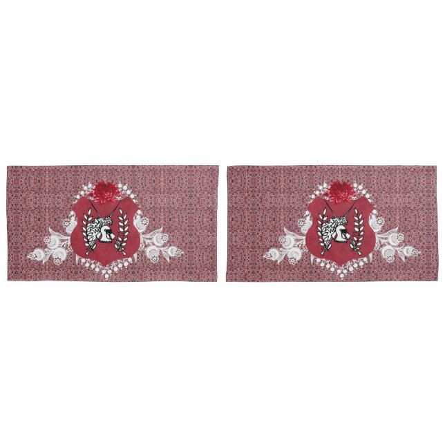 Housse D'oreillers Literie vintage Design4u (devant-Set)