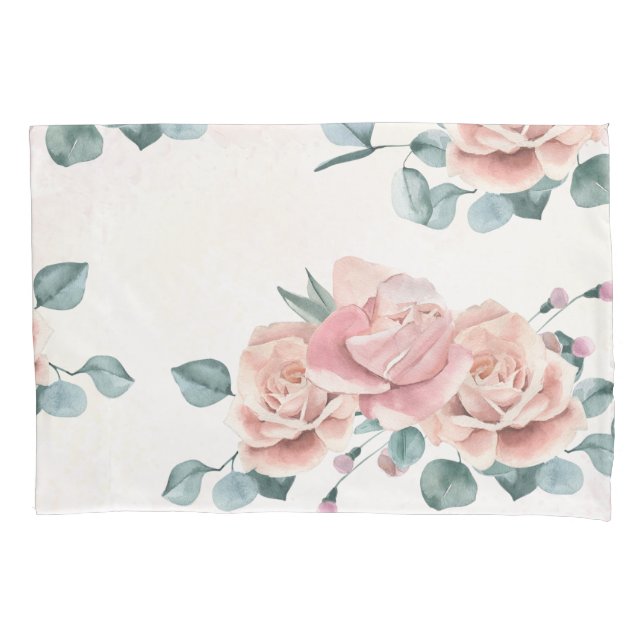 Housse D'oreillers Lits Murugi Luxe Lits Floral Standard (devant-gauche)