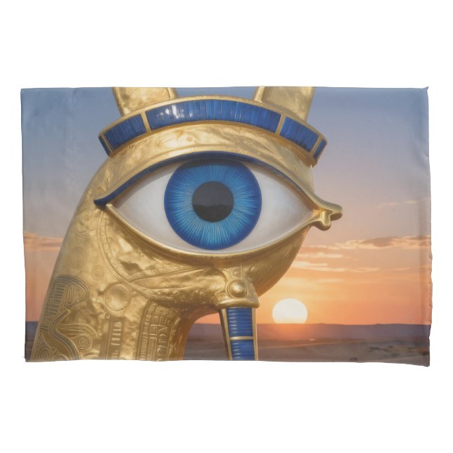 Housse D'oreillers L'Œil égyptien³ (devant)