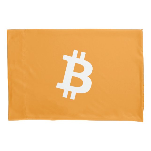 Housse D'oreillers Logo Bitcoin Cryptomonnaie (devant-gauche)