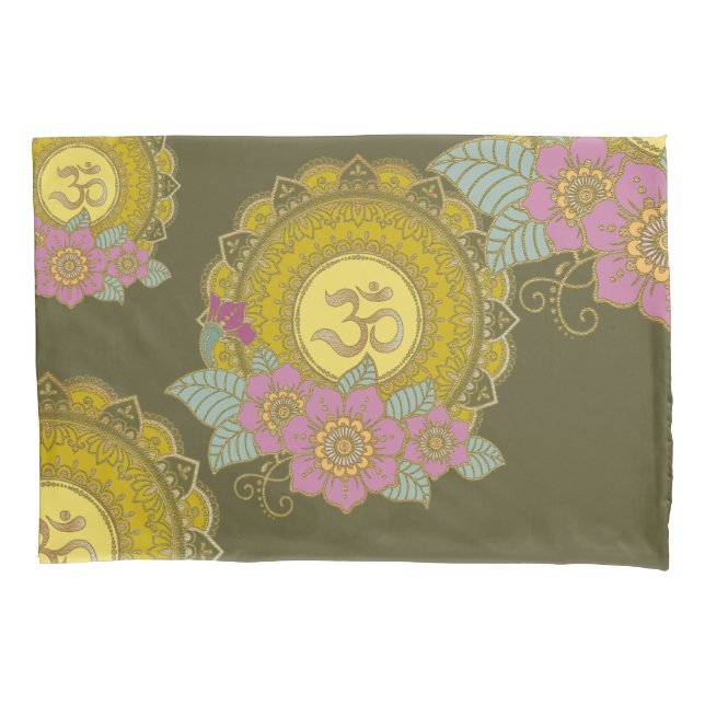 Housse D'oreillers Lotus Of The OM - Pillowcase (devant)