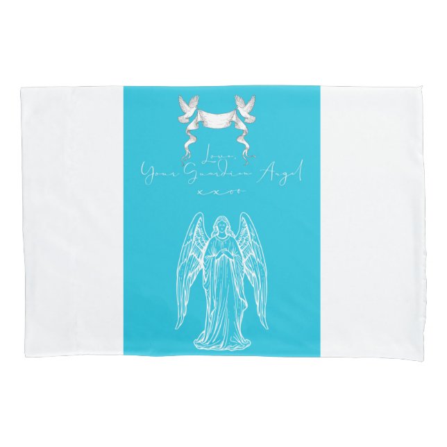Housse D'oreillers Love Letter Design - Love, Your Guardian Angelxxoo (devant-gauche)