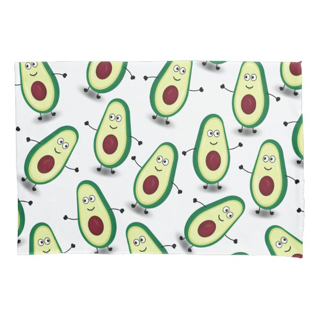 Housse D'oreillers M. Avocado Pattern (devant)