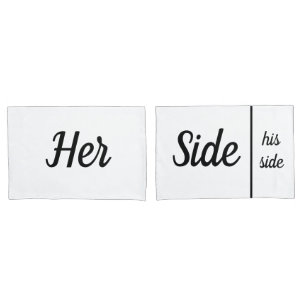 Housse D'oreillers M. et Mme Sa face Couple Pillowcases