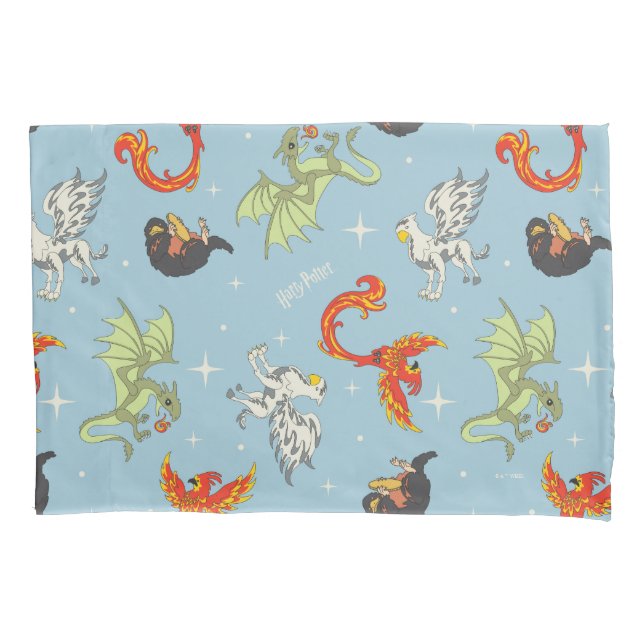 Housse D'oreillers Magical Creatures Vintage Pattern (devant)
