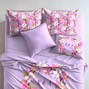 Housse D'oreillers Magnolia en fleurs, Coque Coussin standard