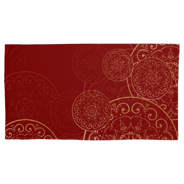 Housse D'oreillers Mandala 50 de luxe (devant)