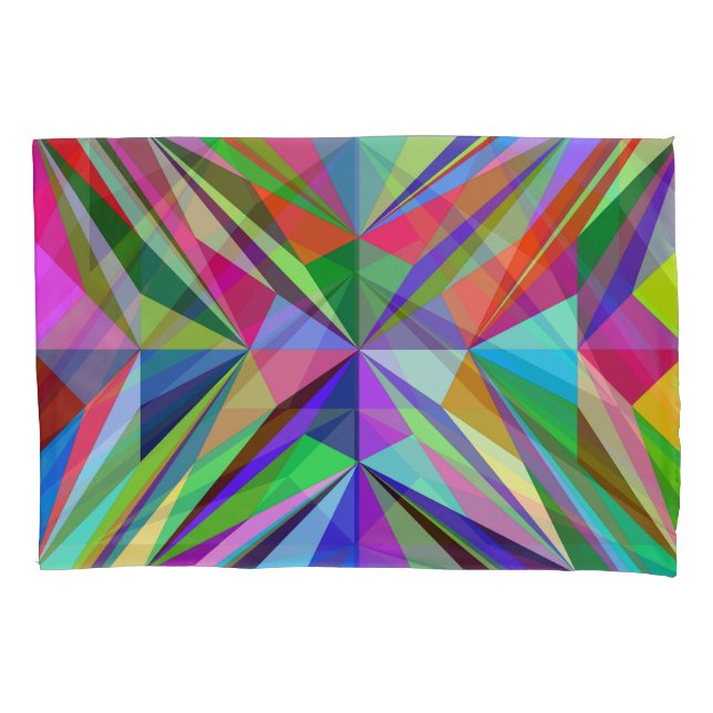 Housse D'oreillers Mandala Abstrait (devant-gauche)