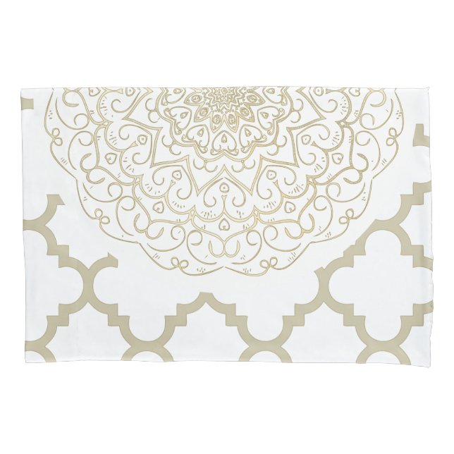 Housse D'oreillers Mandala Oriental - Pillowcase (devant)