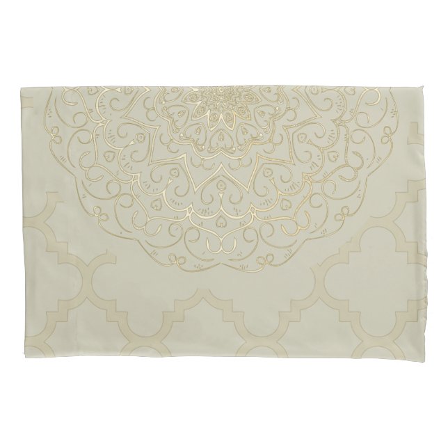 Housse D'oreillers Mandala Oriental - Pillowcase (devant)