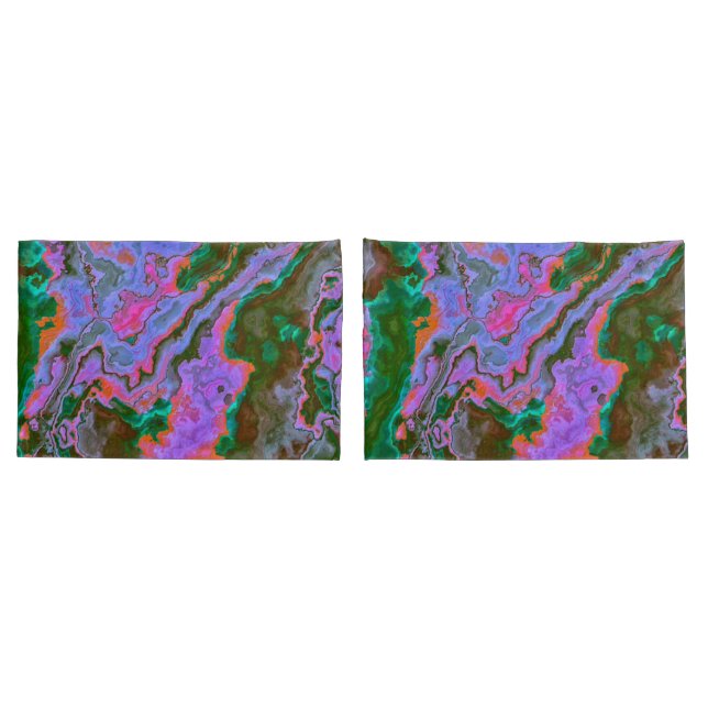 Housse D'oreillers Marbre aigre (Dos-Set)