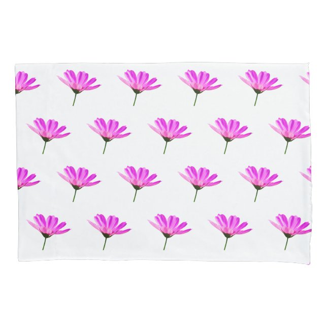 Housse D'oreillers Marguerite rose   (devant)