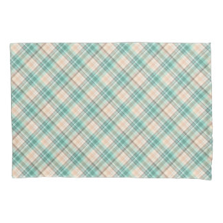 Housse D'oreillers Marina Plaid Sur Un Biais