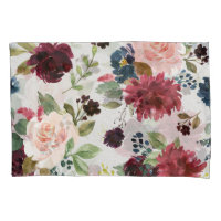 Marsala et coutume chic minable florale de literie