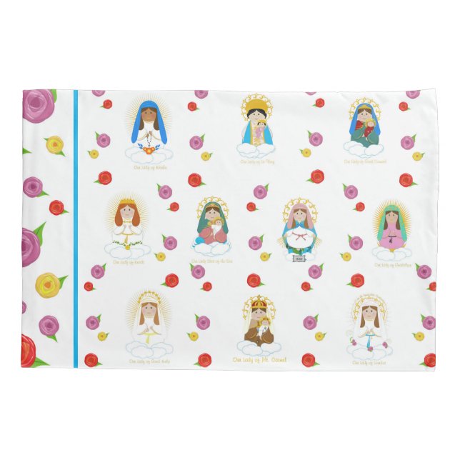 Housse D'oreillers Mary autour du monde (Dos)