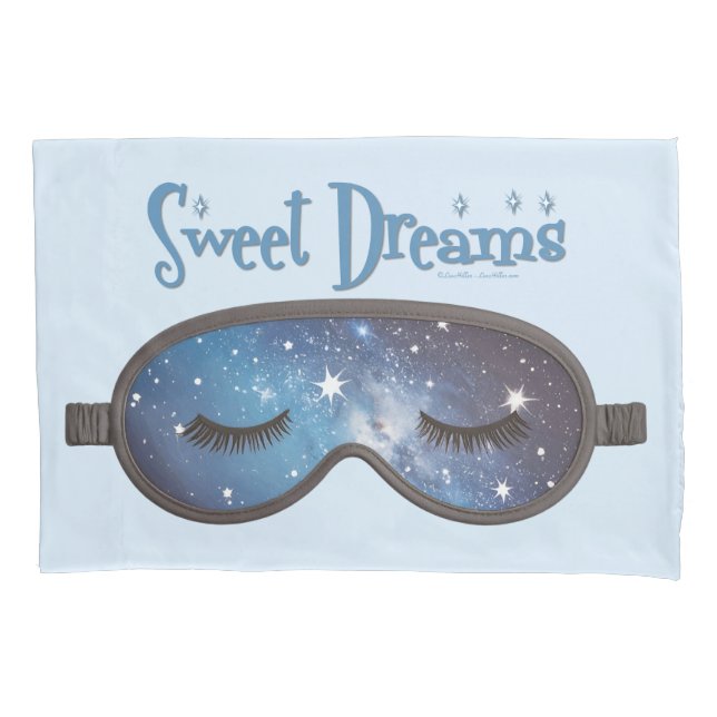 Housse D'oreillers Masque de visage Sweet Dreams (devant)
