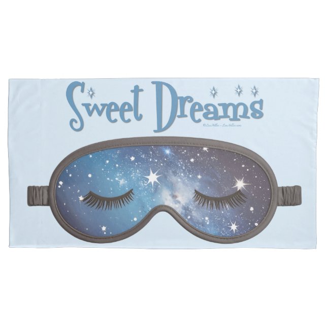 Housse D'oreillers Masque de visage Sweet Dreams (devant)