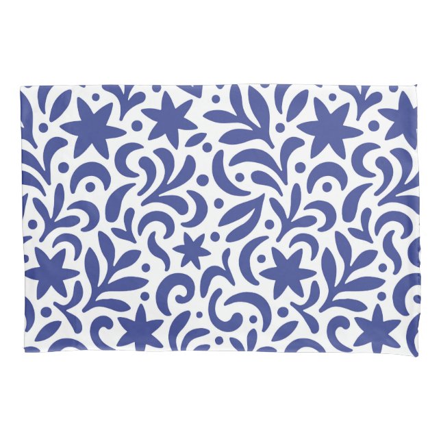 Housse D'oreillers Mid Century Modern Biophilic Pattern (devant-gauche)