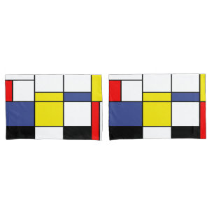 Housse D'oreillers Minimaliste de Piet Mondrial