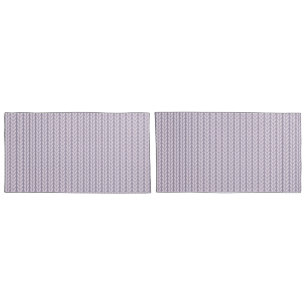 Housse D'oreillers Minimaliste Violet Lilas Tissu Tricoté