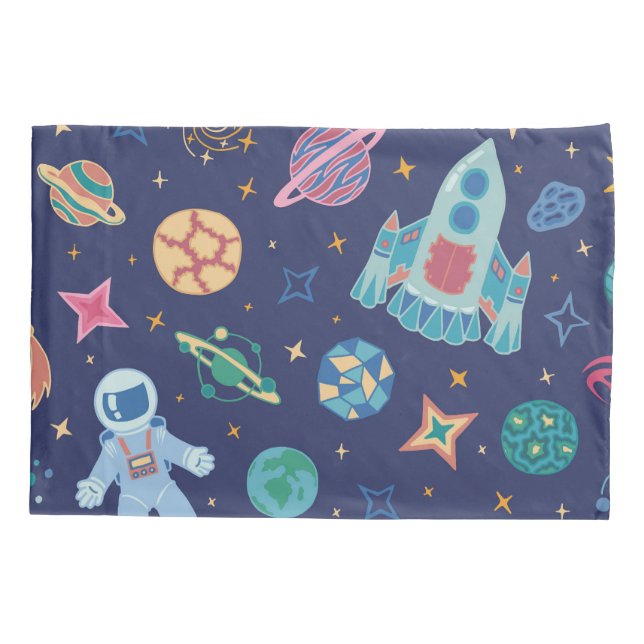 Housse D'oreillers Mission spatiale (Dos)