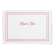 Mlle à Mme pillowcase