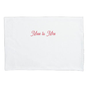 Housse D'oreillers Mlle à Mme pillowcase