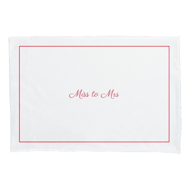 Housse D'oreillers Mlle à Mme pillowcase (devant)
