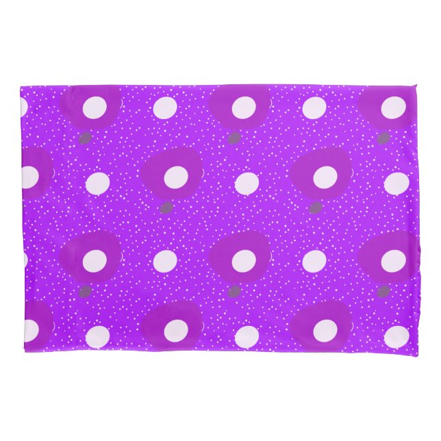 Housse D'oreillers mod formes_violet (devant)
