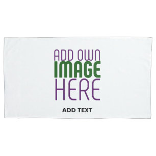 HOUSSE D'OREILLERS MODÈLE DE TEXTE D'IMAGE BLANCHE SIMPLE MODERNE