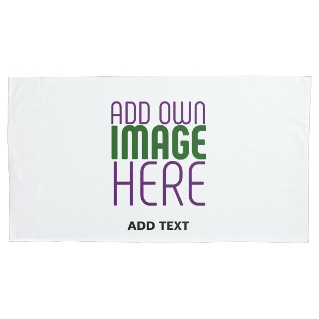 HOUSSE D'OREILLERS MODÈLE DE TEXTE D'IMAGE BLANCHE SIMPLE MODERNE (devant)