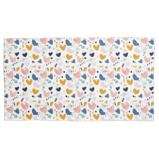 Housse D'oreillers Modern Hearts