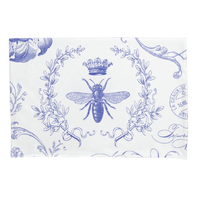Housse D'oreillers modern vintenfrenqueen bee (devant)