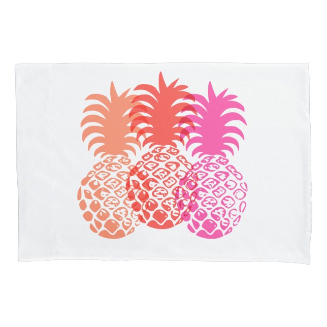 Housse D'oreillers Momona Pineapple Hawaiian Tropical (devant)