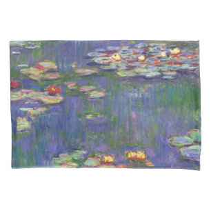 Housse D'oreillers Monet Water Lilies Chef-d'oeuvre Peinture