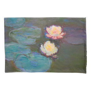 Housse D'oreillers Monet Water Lys Pond Nénuphars Peinture