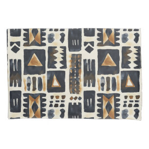 Housse D'oreillers Motif Abstrait en tissu de boue