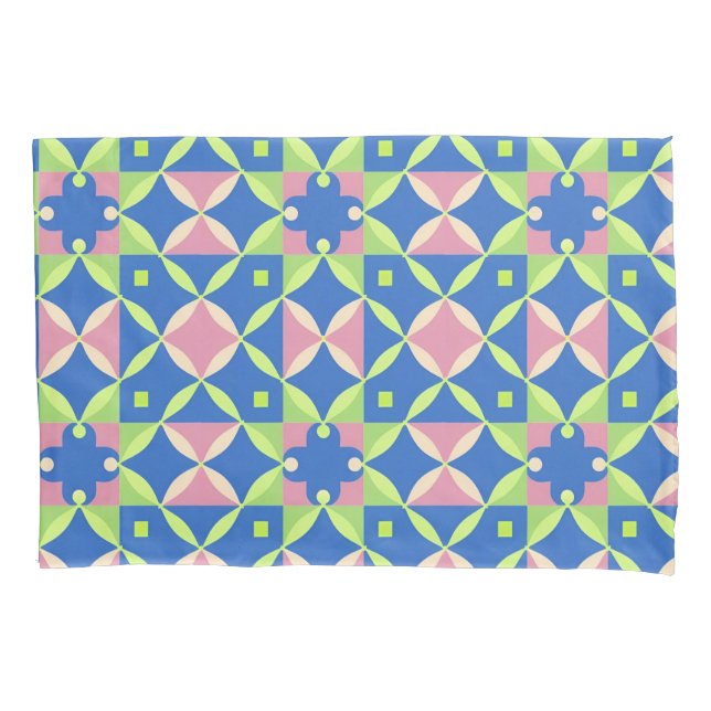 Housse D'oreillers Motif Abstrait Géométrique (devant)