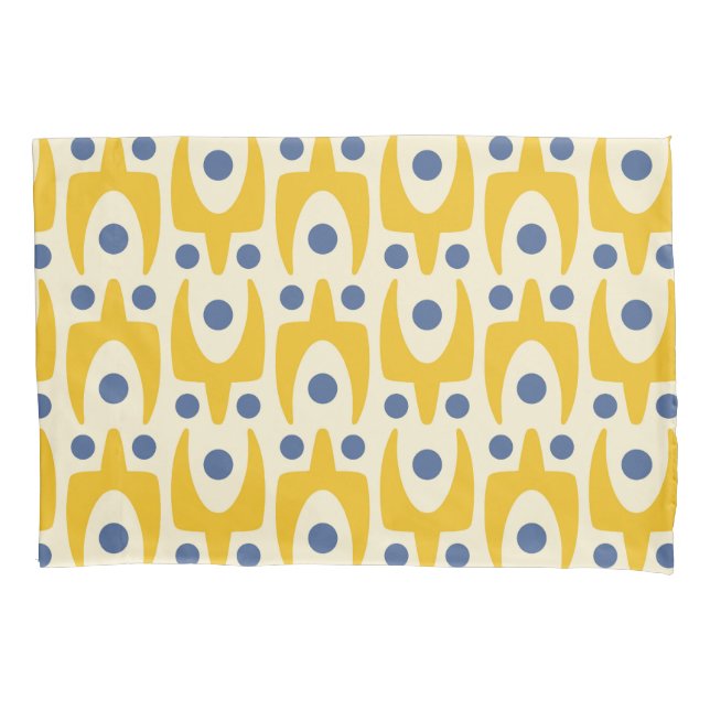 Housse D'oreillers Motif Abstrait moderne du milieu du siècle (devant-gauche)