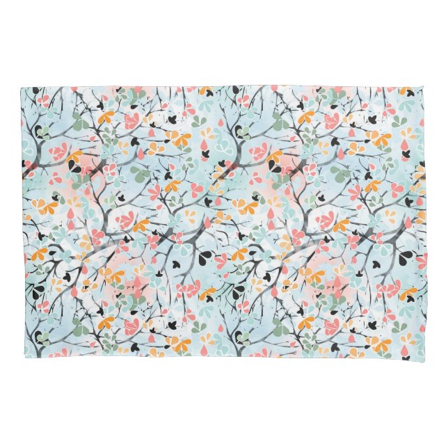 Housse D'oreillers motif Abstrait, motif d'automne (devant)